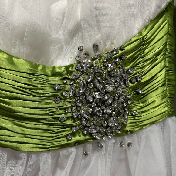 XS Girls Strapless Cocktail Dress - Picture 3 of 6